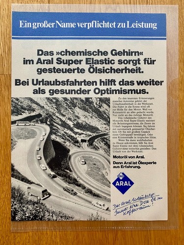 Aral motoröl oldtimer - aral,