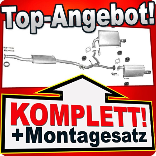 Auspuffanlage für subaru - für,