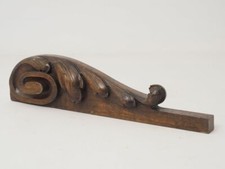 Supraporte Wandelement Holzschnitzerei Zierelement Aufsatz Schrank Holz alt