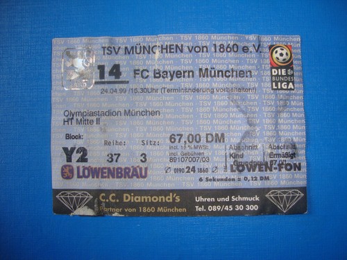 Ticket 1860 münchen - ticket,