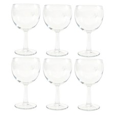 6x Weinglas Neutral Glas