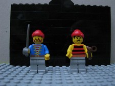 2 x Lego  Minifigur  Piraten