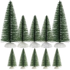 Mini Tannenbäume 10er Set Weihnachtsbäume Bäume Modellbau Bastel Weihnachtsdeko
