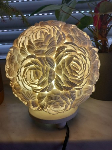 Muschellampe rosenkugel neu - muschellampe, 15