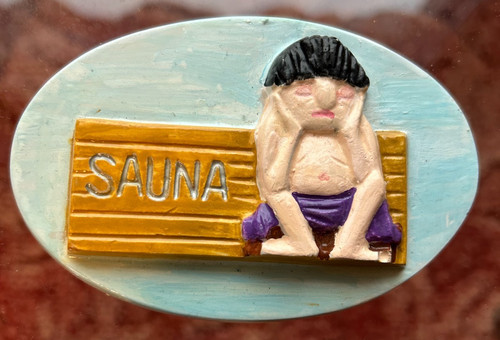 Bild gips türschild - türschild, sauna