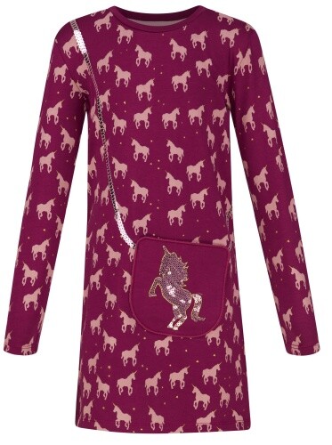 Jerseykleid berry mit - jerseykleid,