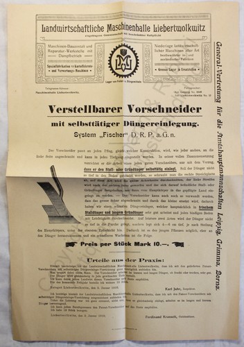 Originial werbeblatt landwirt - originial,