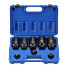 ANTRIEBSWELLEN STECKSCHLÜSSELSATZ 30-36 mm 8 TLG VIELZAHN NUSS NÜSSE 1/2 ZOLL