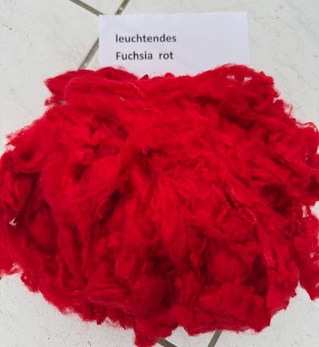 200gr wolle gewaschen - wolle, fuchsia