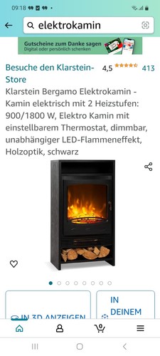 Klarstein bergamo elektrokamin - klarstein,