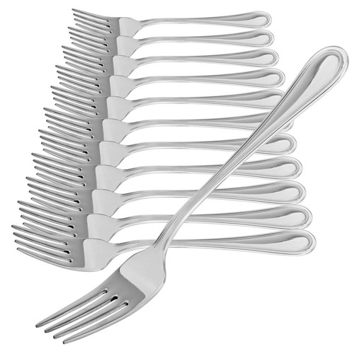 12x kuchengabel aus rostfreiem - 12x,
