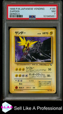 ZAPDOS POKEMON NO. 145 1998 VENDING MASCHINE SERIES II NEAR MINT JAPANISCH PSA 7