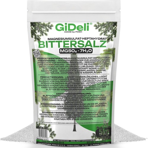 Bittersalz 5kg magnesiumsulfat - bittersalz,