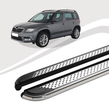 Trittbretter passend für Skoda Yeti ab Baujahr 05/2009-12/2017 MYDO Chrom mIt AB