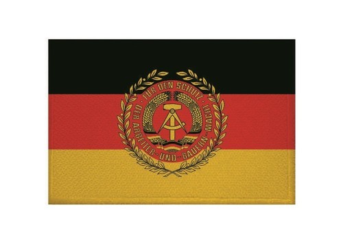 Aufnäher ddr nva truppenfahne - aufnäher,