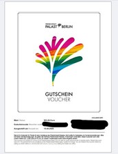 Gutschein 500€ für Friedrichstadt-Palast Berlin per Einschreiben o.  Abholung