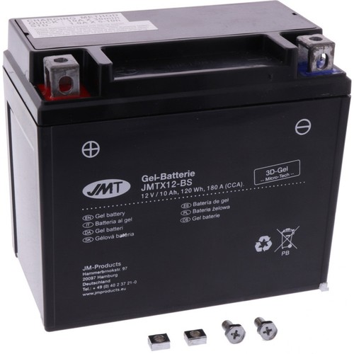 Jmt gel motorradbatterie - gel,