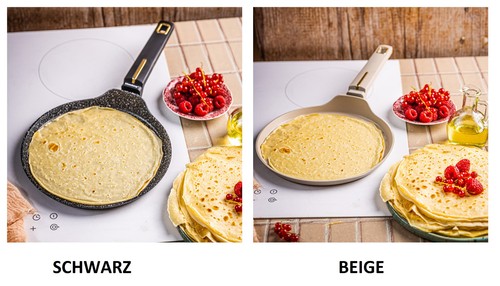 Marmorierte pfanne für - pfanne,