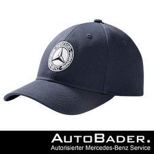 Original Mercedes Cap Basecap Mütze Navy Blau Baumwolle verstellbar B66041540