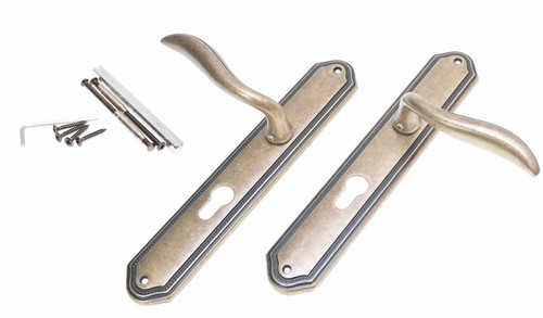 Türdrückerset langschild - türdrückerset,