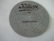 Lochplatte "Santa Lucia" Gloriosa Kalliope 19,5cm Platte disc 7 5/8"