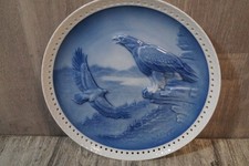 Hutschenreuther Jahresteller blau 1989 Auf hohem Fels Ø 23cm Wandteller