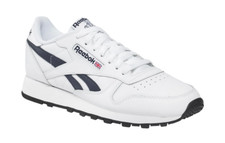 REEBOK MENS WHITE/NAVY CLASSIC