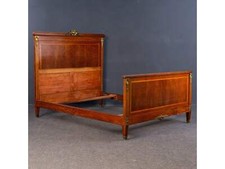 Jugendstil Doppel Bett Schlaf Sofa Couch Bed Alt Antik 2307_2003