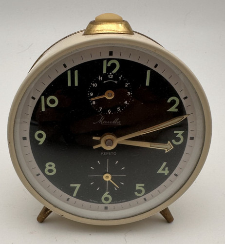 Vintage mauthe repeto - vintage, wecker