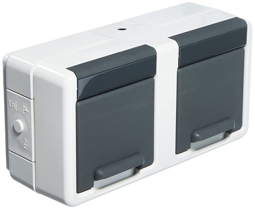 Gira ip44 doppelsteckdose - gira,