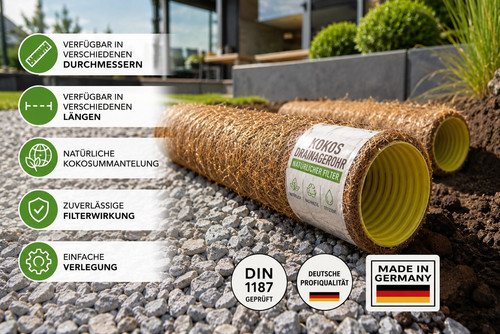 Kokosdrainage drainagerohr - kokosdrainage,