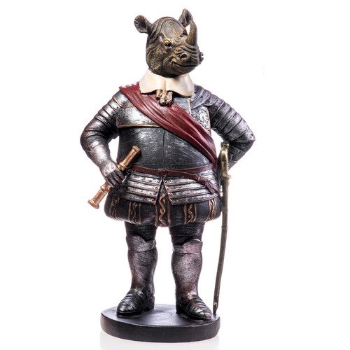 Figur skulptur nashorn - figur, im