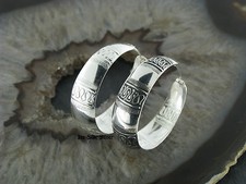 Silber 925 Creolen Ohrringe