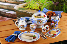Weißwurstgeschirr, Bayerndekor, Orginal Seltmann Weiden, Einzelteile, Programm