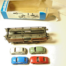 Märklin H0 4613 Autotransportwagen Porsche/Käfer mit EVP  in gebr.Zustand 