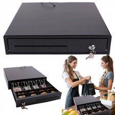 Kassenschublade mit Schlüssel, Geldkassette abschließbar, Kassenlade Elektrisch