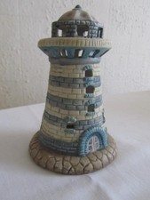 Windlicht Leuchtturm  ,von Interdima 1994 ,s.detailrei.,s.gut erh.,Porz.,rar,