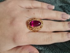 5,6 gramm Gr. 57 Rubin Ring