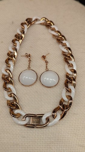 Vintage halskette ohrringe - vintage,