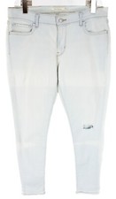 Levi's 710 Super Skinny Jeans Damen W32 Zerrissen Distressed Neu Stretch Blau