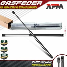 2x Gasfeder Heckklappe Kofferraum beidseitig für Nissan Micra 3 K12 Schrägheck