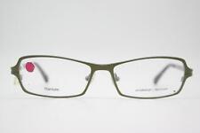 Brille Prodesign Denmark 4352 Titanium Grün Blau Grau Eckig Brillengestell Neu