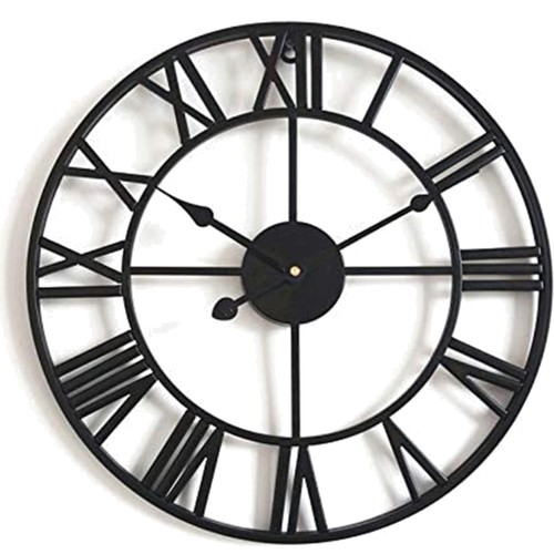 Wanduhr groß ohne ticken - groß, 40cm