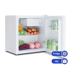 SMETA Mini Kühlschrank 48L 0-10℃ Geträn kekühlschrank klein Büro Camping Minibar