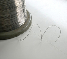 Widerstandsdraht, Basteldraht, 1 m lang, Heizdraht, Glühdraht 15,1 Ohm je Meter
