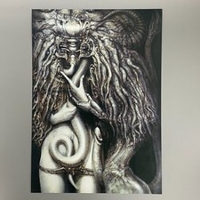 How The Gods Kill H. R. Giger Sci-Fi Fantasie Biomechanisch Kunst Bild Poster