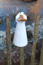 Zaunfigur Gans aus Keramik