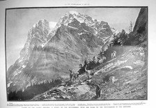 Original alter antiker Druck