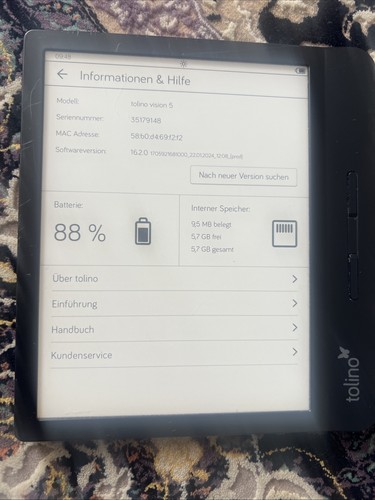 Tolino vision 6gb - vision, 5