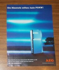 Seltene Werbung AEG ÖKO-ARCTIS Gefrierschrank - Um Himmels willen kein FCKW 1993